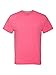 Hanes Men's X-Temp Performance T-Shirt, Neon Pink Heather, Large