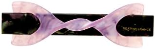 Anuradha Art Violet Clour Classy Fancy Designer Hair Accessories Back Pin For Women/Girls