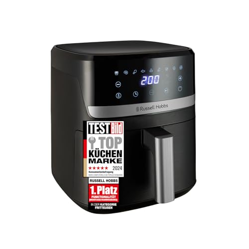 Russell Hobbs Heißluftfritteuse XL, 5,5 l Satisfry, Schwarz, 27621-56