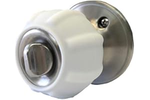New Enjoy Cover - Door Knob Cover Grips Non Slip Arthritis & Senior Living Aids Grippy Easy Open Decorative. Simple Functional Effective Solution- 4 Pack (White, Ball)