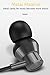 Earbuds Stereo Headphones in-Ear Earphones with Microphone Mic Wired Earphone Compatible iPhone iPod iPad Samsung Android Smartphones Tablet Laptop 3.5mm Jack(Black)thumb 1