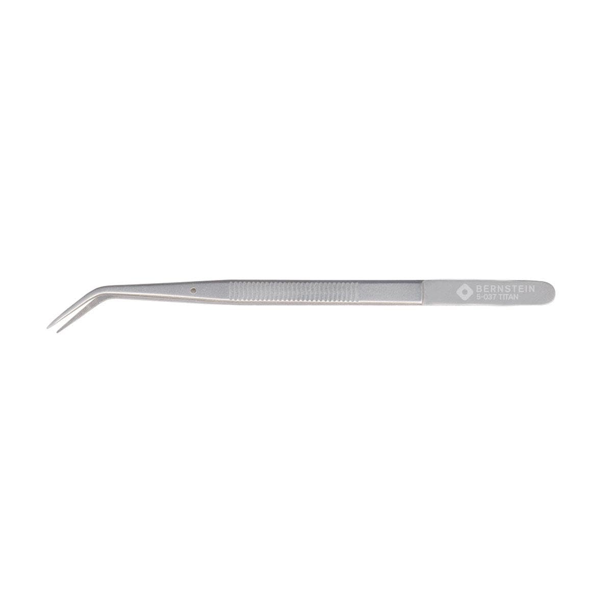 Bernstein 5-037 Angled Titanium Tweezers 150 mm