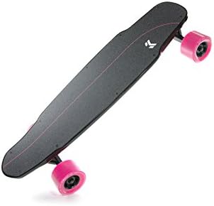 Miles Electric Skateboard 20 MPH Top Speed, up to 15 Range, 100% Carbon Fiber Deck Dual High-Torque Brushless Hub Motor