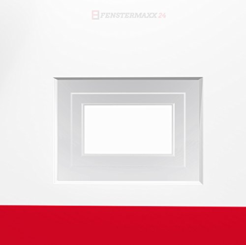 Kellerfenster Weiß, Anschlag:DIN Links, BxH:1000x1000 (100x100 cm), Glas:3-Fach – Bild 4