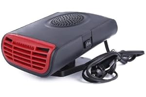 CHIANKU Car Heater 2 in 1 Auto Car Heater Portable Car Heater 12V 150W Car Heater Car Portable Heater Fan Plugs Into Cigarette Lighter Quickly Defrost Defogger 360° Rotatable Heater Auto Defogger for Car