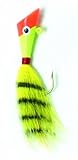 Eagle Claw Shad Dart Jig, Glow/Orange/Chartreuse, 38