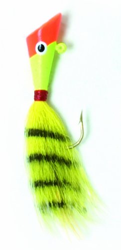 Eagle Claw Shad Dart Jig, Glow/Orange/Chartreuse, 38