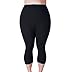 ZERDOCEAN Women's Plus Size Lightweight Printed Capri Leggings style-008 2X
