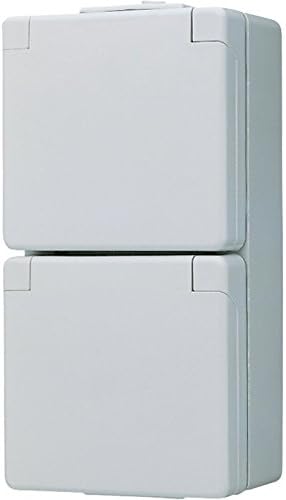 Jung 622 W SCHUKO double socket-outlet, Grey