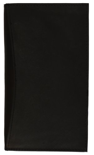 New High End Leather Bifold Credit Card Holder #1529CF Black