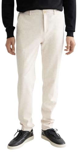Scotch & Soda Mott Chino, Pantaloni, Uomo, off White Melange, 34W / 34L