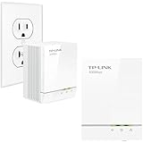 TP-Link AV600 Powerline Adapter Starter Kit, Up to 600Mbps, Gigabit Ports, Plug and Play, Power Saving Mode (TL-PA6010KIT)