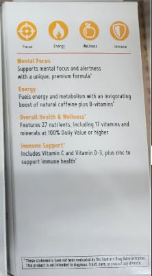 GNC Multivitamin+ Focus + Brain Benefits* 120 Count (Pack of 1)