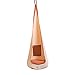 Premium Swing Hammock Pod for Young Kids by Homable – Adjustable & Comfortable - Full Package with Inflatable Pillow, Pump, Hooks & Screws for Installation - for Indoor/Outdoor Use (Beige)