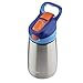 Contigo Autospout Straw Striker Chill Stainless Steel Kids Water Bottle, 10 Oz, Sapphire