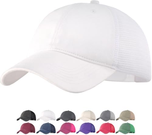 Elee Men Women Plain Trucker Mesh Hat Snapback Blank  display picture 3