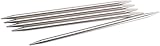 ChiaoGoo Red Double Point 6-inch (15cm) Stainless Steel Knitting Needle; Size US 0 (2mm) 6006-0