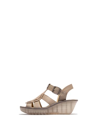 Fly London YILK620FLY, Sandal Women's Fashion Shoes, TAUPE, 37