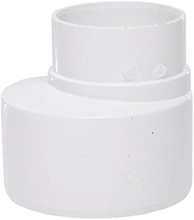 Polypipe Ring Seal Soil 110mm to Rainwater 68mm Reducer Adaptor White SD46W
