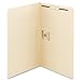 Smead Fastener File Folder, 1 Fastener, Reinforced Straight-Cut Tab, Legal Size, Manila, 50 per Box (19510)