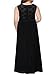 Nemidor Women's Deep- V Neck Sleeveless Vintage Plus Size Bridesmaid Formal Maxi Dress (22,Black)