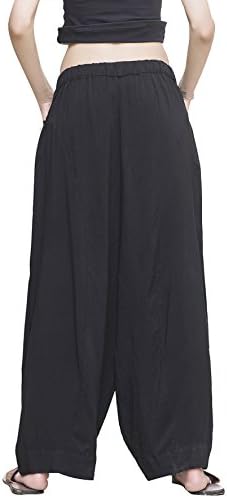 Outline Women's Comfy Soft Rayon Harem Pants Baggy Boho Yoga Pants with Pockets