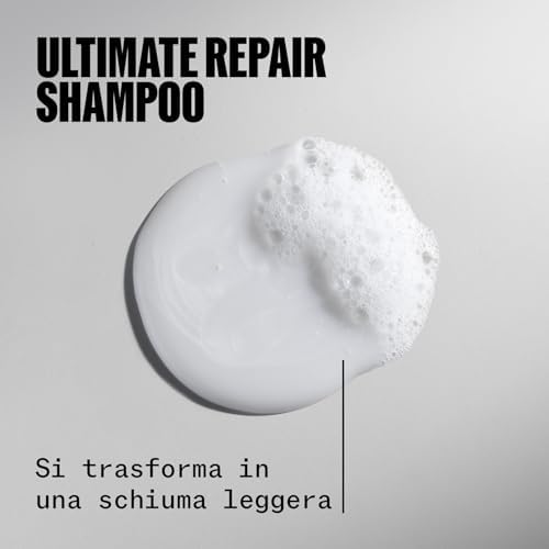 ULTIMATE REPAIR Shampoo | Shampoo Professionale Rimuove le Impurità e Ricostruisce i Capelli | Per Tutti i Tipi di Capelli Danneggiati, 1L