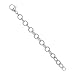 Sterling Silver 5.5mm Thick Necklace Extender 2