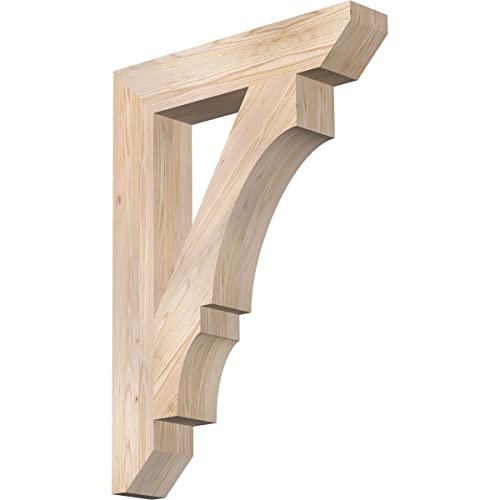 5 1/2"W x 30"D x 42"H Balboa Slat Smooth Bracket, Douglas Fir