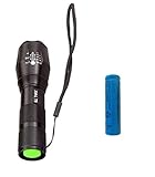 1 Set 9000 Lumen 40W XML T6 LED Flashlights