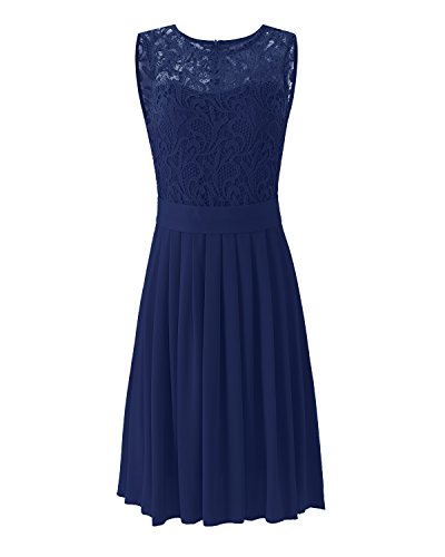 ZANZEA-Damen-Spitze-rmellos-Party-Club-Kurz-Slim-Abend-Brautkleid-Cocktail-Ballkleid