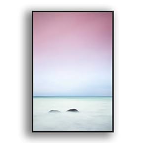 Framed Canvas Wall Art for Living Room, Bedroom Coast and Sea Canvas Prints for Modern Home Decoration Ready to Hang - 16"x24" inches