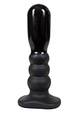 Doc Johnson Titanmen - Master Tool #2 - Smooth Rippled Plug - 7.1 in. Long and 1.7 in. Wide - Prostate Stimulating Anal Toy - Butt Plug