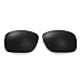 Walleva Replacement Lenses for Oakley Holbrook Sunglasses -Multiple Options (Black - Polarized)