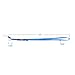 Lanyard Badge Holder, Wisdompro School Supply Vertical Clear PVC Heavy Duty Ziplock Vinyl ID Badge Holder with 23 Inch Adjustable Polyester Detachable Neck Lanyard Strap for College, 5 Sets - Blue