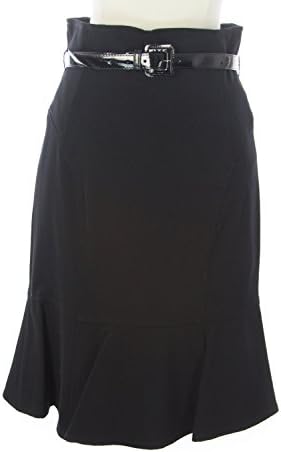 Marella MARELLLA Women's Ribera A-Lane Skirt 6 Black