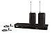 Shure BLX188/CVL UHF Wireless Microphone System - Perfect for Interviews, Presentations, Theater - 14-Hour Battery Life, 300 ft Range | Includes (2) Lavalier Mics, Dual Channel Receiver | J10 Band