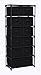 HOMEFORT 12 Drawer Dresser Chest of Drawers Storage Closet Organizer Fabric Dresser with Non-Woven for Bedroom, Closet, Nursery, Living Room, Entryway Black