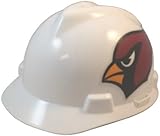 MSA NFL Team Safety Hard Hats with Staz On Suspension Suspension