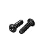 uxcell M6x20mm Button Head Hex Socket Cap Screw Bolt Black 50pcs
