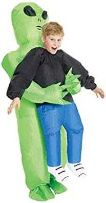 Festival Cosplay Funny Aliens Inflatable Costume Creative Halloween Christmas Cosplay Costume Carnival Party Performance Clothes for Children Without Battery