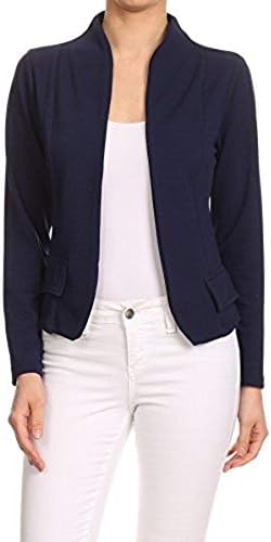 MissMissy Womens Casual Business Slim Fit Long Sleeve Blazer Jackets J907