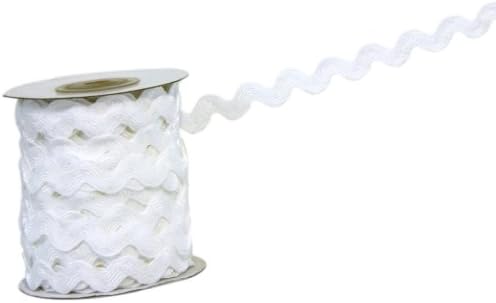 BELAGIO BRC-10mm-27 White 10mm Rick Rack