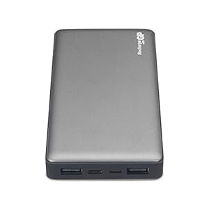 GP Powerbank MP15MA 3A 15000mAh 3xUSB grijs Type-C 130MP15MAGREY