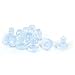 uxcell 5mmx8mm Rubber Anticollision Embedded Soft Stem Bumpers Screw Hole Plugs 10pcs