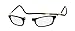 CliC XXL Adjustable Front Magnetic Connect Expandable Reading Glasses; Black