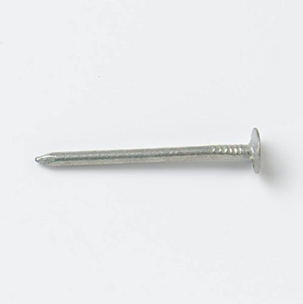 Merriway BH07224 (500 gm) Galvanised Roofing Felt Clout Nails Extra Large Head 50mm (2 inch) - Pack of 500 gm