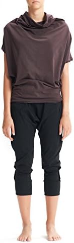 AryaSense Short Sleeved Loose Muted Bordo Medium Blouse