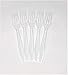 Fineline Settings 200-Piece Extra Heavy Cutlery Forks, Clear. 2x 100 Packs