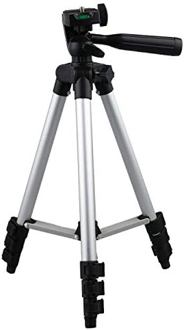 MI CHOICE Adjustable Aluminium Alloy Tripod Stand Holder for Mobile Phones & Camera, 360 mm -1050 mm, 1/4 inch Screw